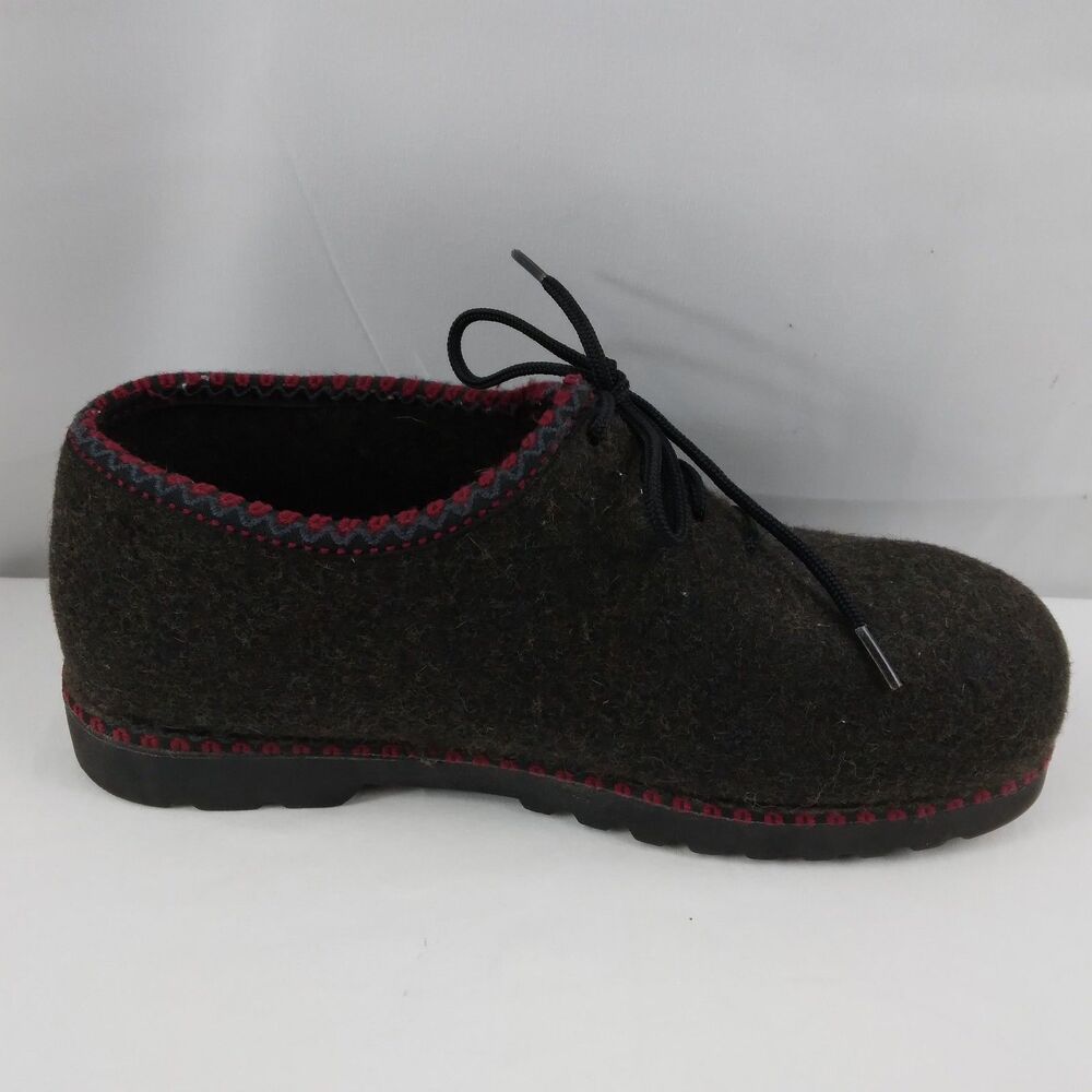 Wild n Wooly by Stegmann Shoes Gray Pure New Wool Germany Women's Size US 7 - Picture 9 of 15